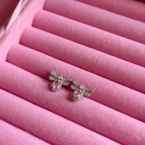 Brinco Bee Shine pink Light