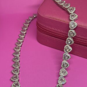 Colar Corações Inspired Swarovski Ariana Grande