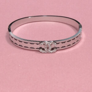 Bracelete Inspired Chanel Glam Prata