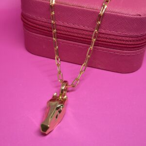 Colar Cavalo ouro