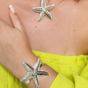 Conjunto Estrela do Mar (Brinco e colar)